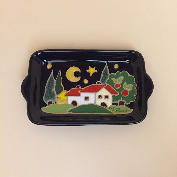 NB108A 19 - Small butter tray cm. 19l naif night